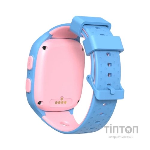 Смарт-годинник Canyon ZEFIR KW-49 E-SIM 4G GPS Pink-Blue Дитячий смарт-годинник (CNE-KW49PB)