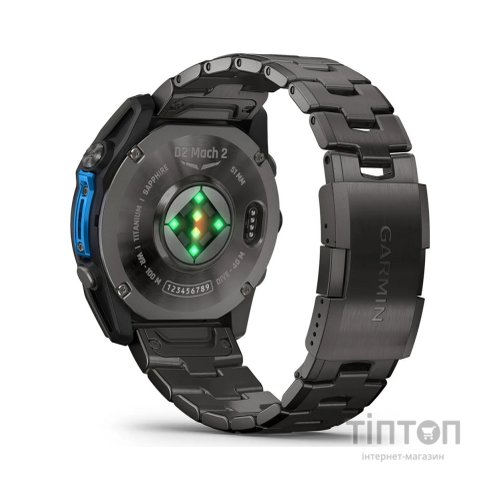 Смарт-годинник Garmin D2 Mach 2, 51mm, Saph, CrbnGry Ti/Blk w/TiBd,GPS (010-02905-31)