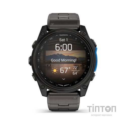 Смарт-годинник Garmin D2 Mach 2, 51mm, Saph, CrbnGry Ti/Blk w/TiBd,GPS (010-02905-31)