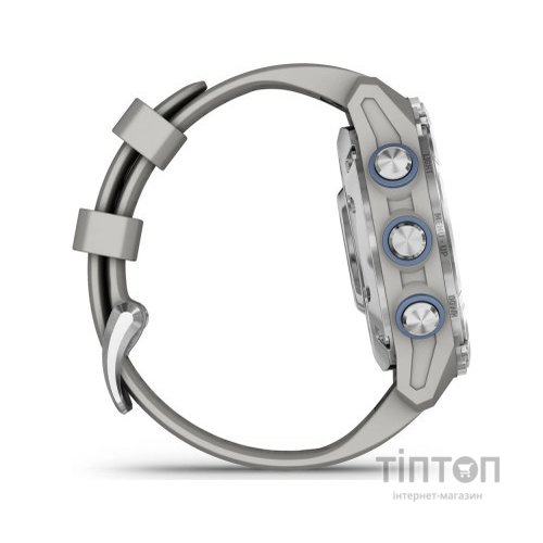 Смарт-годинник Garmin Descent Mk3, 43mm, Passvtd Steel/Fog Gry, Dive Computer, GPS дайвінг комп'ютер (010-02753-04)