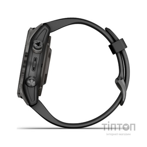 Смарт-годинник Garmin EPIX PRO (g2), 42mm, Saph, CrbnGry DLC Ti, Black, GPS (010-02802-15)