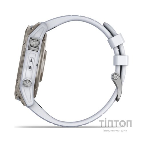 Смарт-годинник Garmin EPIX PRO (g2), 51, Saph, Ti, Whitestone, GPS (010-02804-11)