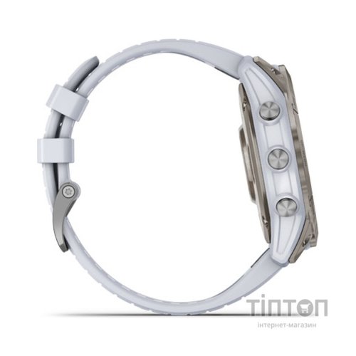 Смарт-годинник Garmin EPIX PRO (g2), 51, Saph, Ti, Whitestone, GPS (010-02804-11)