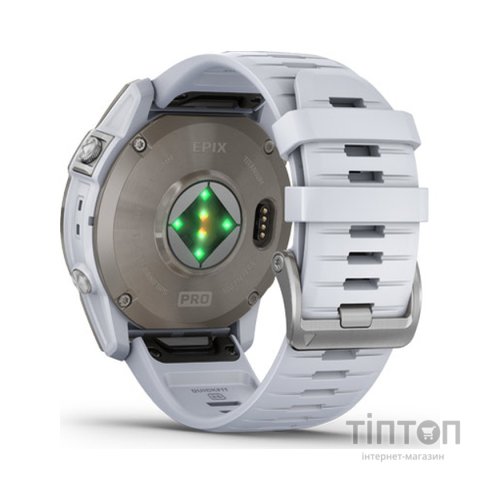 Смарт-годинник Garmin EPIX PRO (g2), 51, Saph, Ti, Whitestone, GPS (010-02804-11)