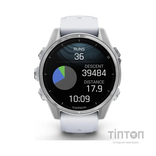 Смарт-годинник Garmin fenix 8 43mm, AMOLED, Glass, BareSS/Whitestone, WhitestoneBn (010-02903-00)
