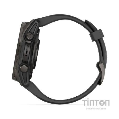 Смарт-годинник Garmin fenix 8 43mm, AMOLED, Saph, CrbnGry Ti/Blk, Blk/PebblGryBnd, (010-02903-21)