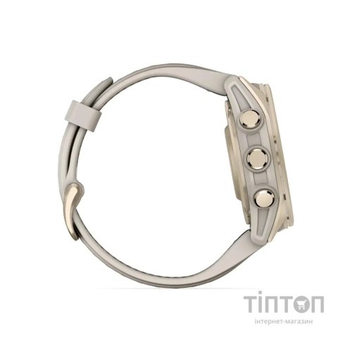 Смарт-годинник Garmin fenix 8 43mm, AMOLED, Saph, SftGldSS/FgGry, FogGry/DkSndbnd, GPS (010-02903-11)