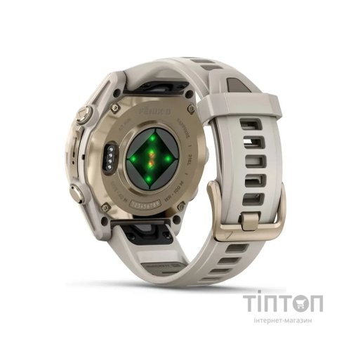 Смарт-годинник Garmin fenix 8 43mm, AMOLED, Saph, SftGldSS/FgGry, FogGry/DkSndbnd, GPS (010-02903-11)