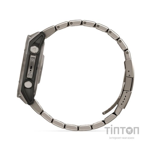 Смарт-годинник Garmin fenix 8 47mm, AMOLED, Saph, Ti/Bare/Graphite w/TiBand,Excl, GPS (010-02904-40)