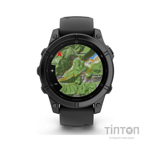 Смарт-годинник Garmin fenix E, 47mm, Slate Gray Steel/Black, GPS (010-03025-01)