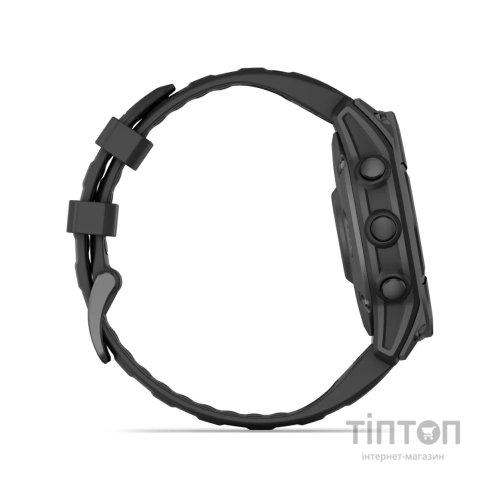 Смарт-годинник Garmin fenix E, 47mm, Slate Gray Steel/Black, GPS (010-03025-01)