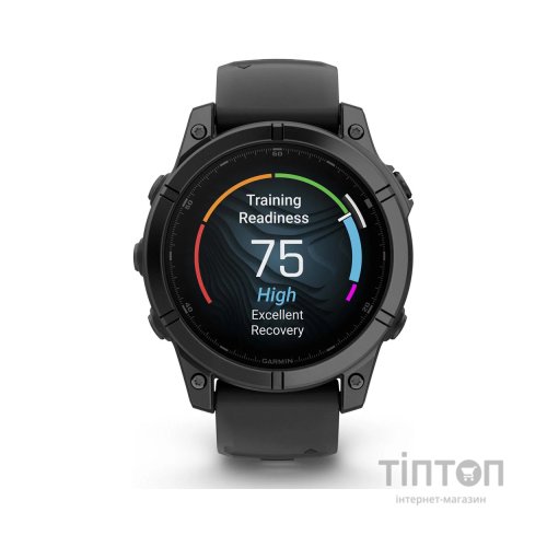 Смарт-годинник Garmin fenix E, 47mm, Slate Gray Steel/Black, GPS (010-03025-01)
