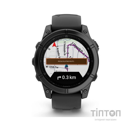 Смарт-годинник Garmin fenix E, 47mm, Slate Gray Steel/Black, GPS (010-03025-01)