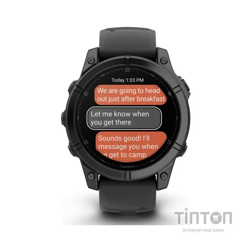 Смарт-годинник Garmin fenix E, 47mm, Slate Gray Steel/Black, GPS (010-03025-01)