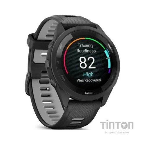 Смарт-годинник Garmin Forerunner 265, Black, GPS (010-02810-10)