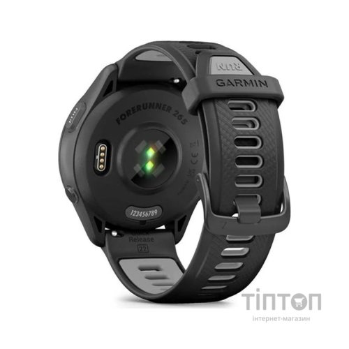 Смарт-годинник Garmin Forerunner 265, Black, GPS (010-02810-10)