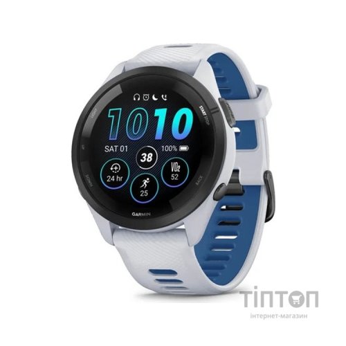 Смарт-годинник Garmin Forerunner 265, Whitestone, GPS (010-02810-11)