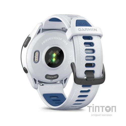Смарт-годинник Garmin Forerunner 265, Whitestone, GPS (010-02810-11)