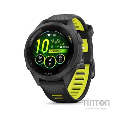 Смарт-годинник Garmin Forerunner 265S, Black, GPS (010-02810-13)