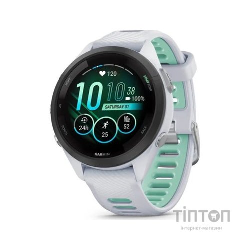 Смарт-годинник Garmin Forerunner 265S, Whitestone, GPS (010-02810-14)
