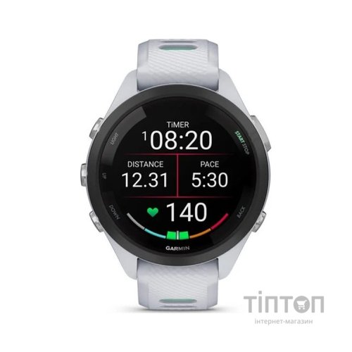 Смарт-годинник Garmin Forerunner 265S, Whitestone, GPS (010-02810-14)