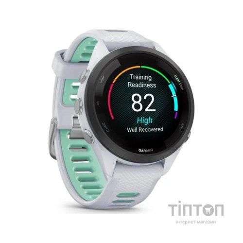 Смарт-годинник Garmin Forerunner 265S, Whitestone, GPS (010-02810-14)