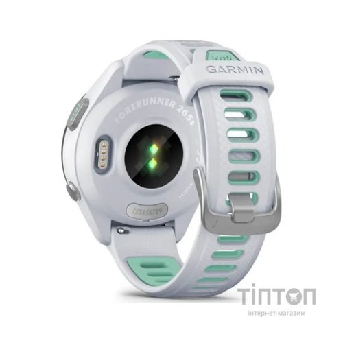 Смарт-годинник Garmin Forerunner 265S, Whitestone, GPS (010-02810-14)