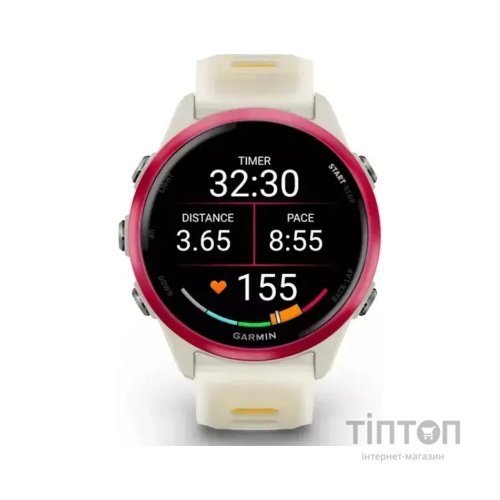 Смарт-годинник Garmin Forerunner 570 - 42MM, Bone/Raspberry/Mango, GPS (010-02970-02)