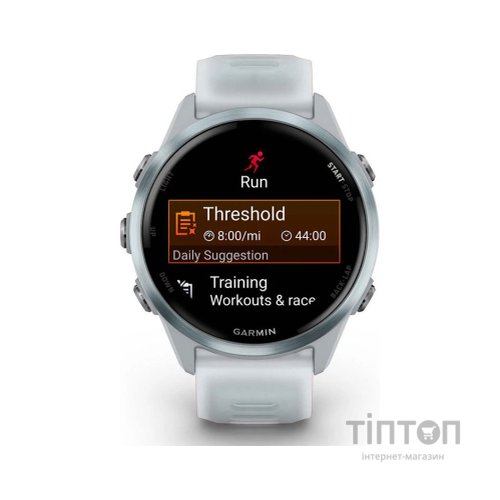 Смарт-годинник Garmin Forerunner 570 - 42MM, Whitestone/Cloud Blue, GPS (010-02970-01)