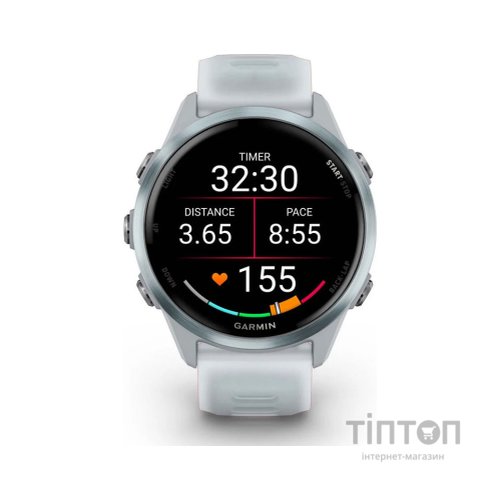 Смарт-годинник Garmin Forerunner 570 - 42MM, Whitestone/Cloud Blue, GPS (010-02970-01)