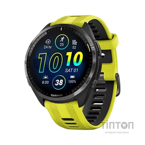 Смарт-годинник Garmin Forerunner 965, Amp Yellow, GPS (010-02809-12)