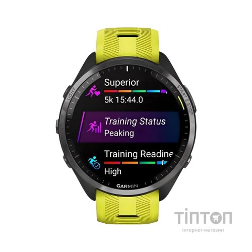 Смарт-годинник Garmin Forerunner 965, Amp Yellow, GPS (010-02809-12)