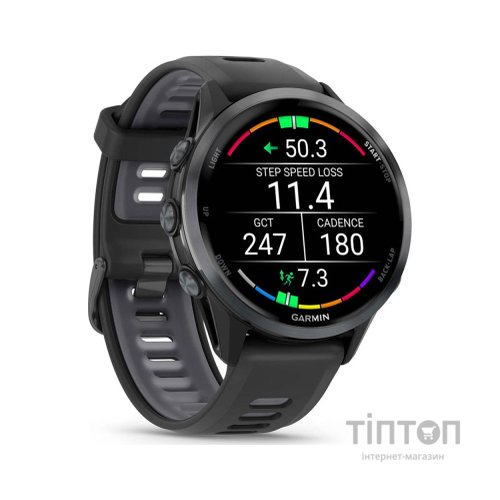 Смарт-годинник Garmin Forerunner 970, Black/Amp Yellow, GPS (010-02969-10)