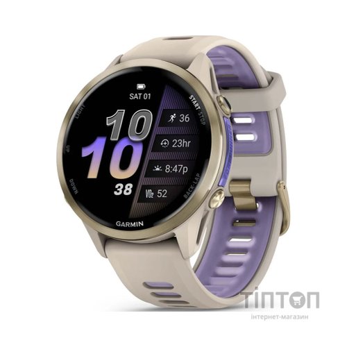 Смарт-годинник Garmin Forerunner 970, French Gray/Indigo, GPS (010-02969-12)