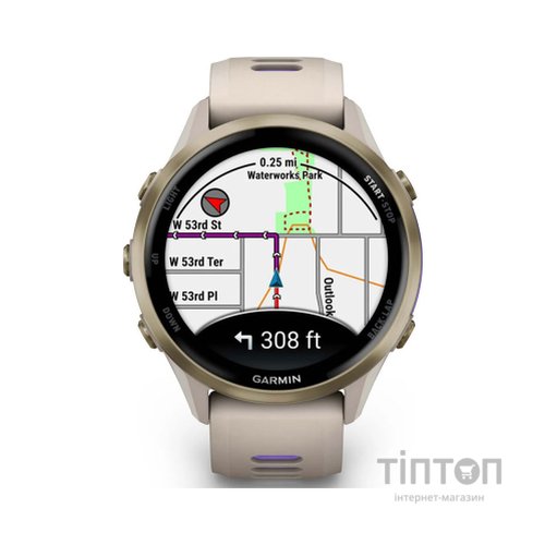 Смарт-годинник Garmin Forerunner 970, French Gray/Indigo, GPS (010-02969-12)