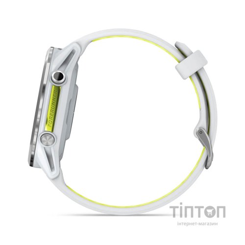 Смарт-годинник Garmin Forerunner 970, Whitestone/Amp Yellow, GPS (010-02969-11)