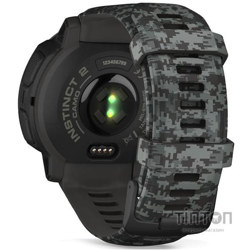 Смарт-годинник Garmin Instinct 2, Camo Edition, Graphite Camo, GPS (010-02626-03)