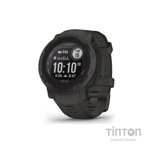 Смарт-годинник Garmin Instinct 2, Solar, Graphite, GPS (010-02627-00)