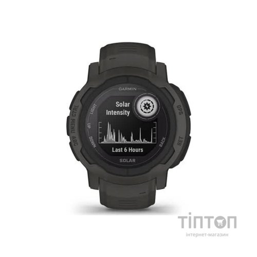 Смарт-годинник Garmin Instinct 2, Solar, Graphite, GPS (010-02627-00)