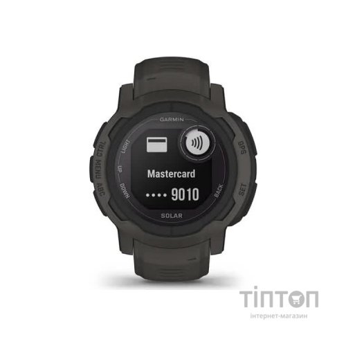 Смарт-годинник Garmin Instinct 2, Solar, Graphite, GPS (010-02627-00)