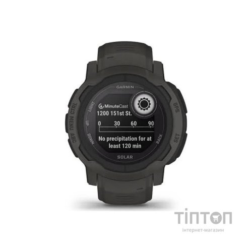 Смарт-годинник Garmin Instinct 2, Solar, Graphite, GPS (010-02627-00)