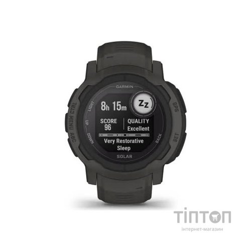 Смарт-годинник Garmin Instinct 2, Solar, Graphite, GPS (010-02627-00)