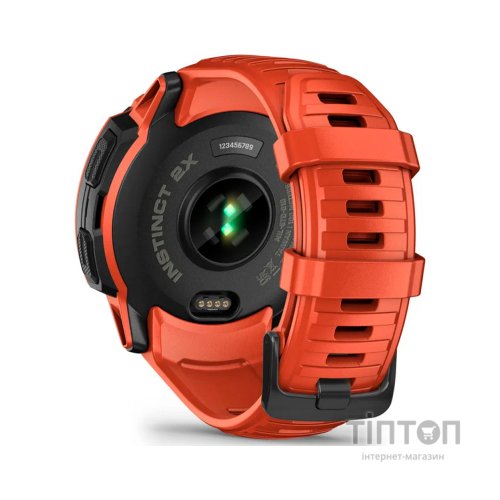 Смарт-годинник Garmin Instinct 2X, Solar, Flame Red, GPS (010-02805-01)