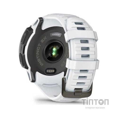Смарт-годинник Garmin Instinct 2X Solar, Whitestone, GPS (010-02805-04)