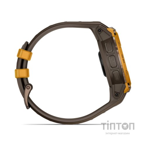 Смарт-годинник Garmin Instinct Crossover AMOLED, BronzeSunburst/Cocoa, GPS смарт-годинник (010-03398-01)