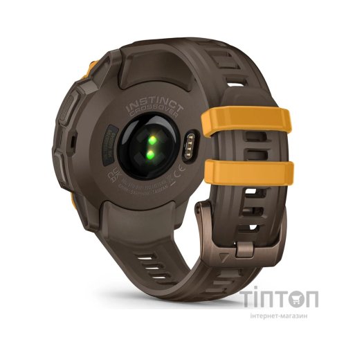 Смарт-годинник Garmin Instinct Crossover AMOLED, BronzeSunburst/Cocoa, GPS смарт-годинник (010-03398-01)
