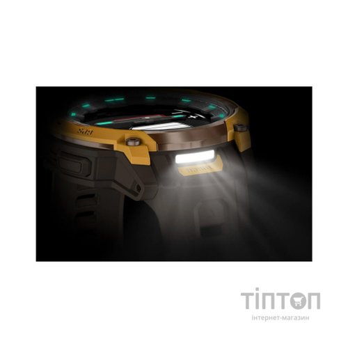 Смарт-годинник Garmin Instinct Crossover AMOLED, BronzeSunburst/Cocoa, GPS смарт-годинник (010-03398-01)