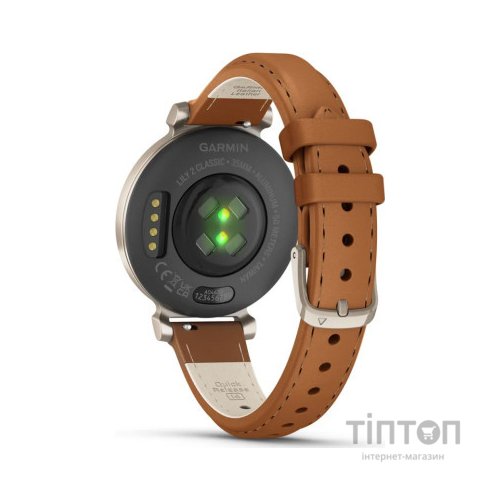 Смарт-годинник Garmin Lily 2 Classic, Cream Gold/Tan (010-02839-02)