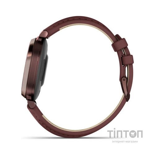 Смарт-годинник Garmin Lily 2 Classic, DarkBronze/Mulberry (010-02839-03)