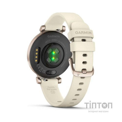 Смарт-годинник Garmin Lily 2, EURC, Cream Gold/Coconut, Silicone (010-02839-70)